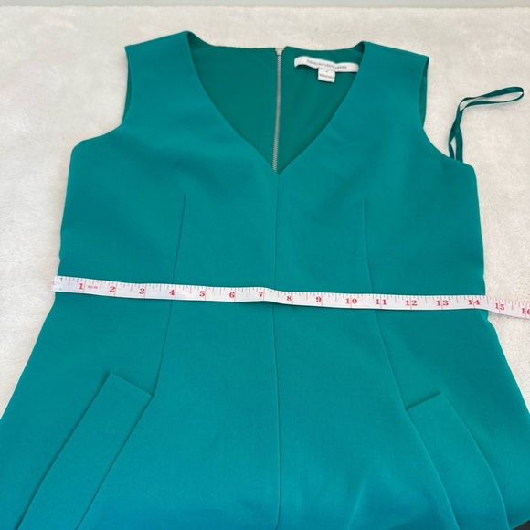 DIANE VON FURSTENBERG Halle V-Neck Mini Cocktail Dress - Picture 7 of 10